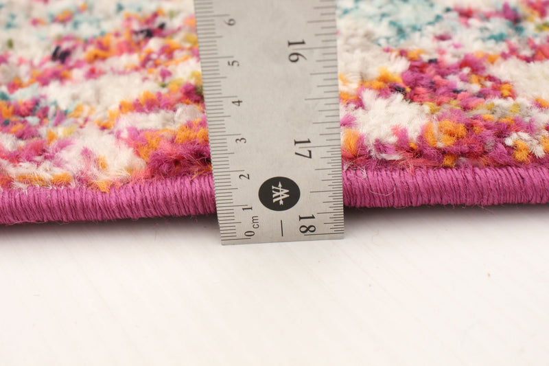 Raina Vintage Rose-Red Area Rug - 2'7\" x 10'0\"