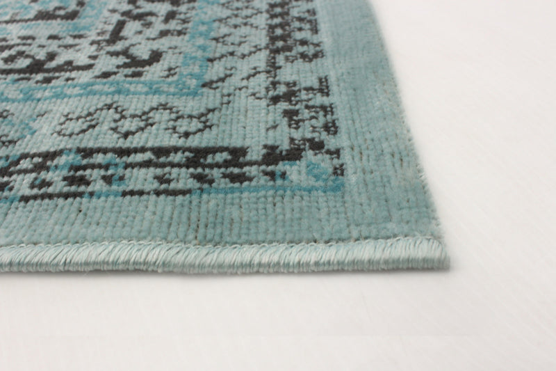 Awena Aqua 5'3\" x 7'7\" Area Rug