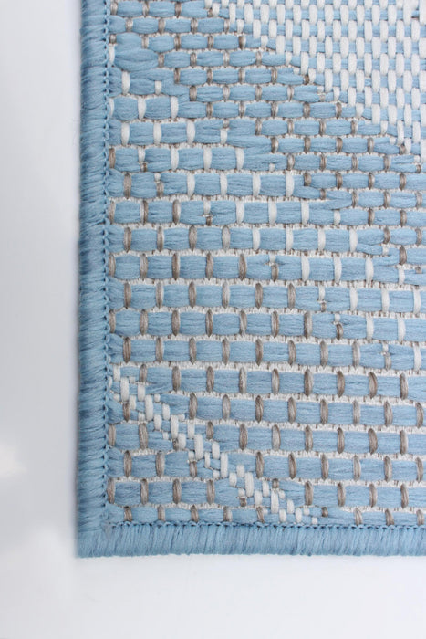 Neisha Modern Light Blue Rug 5'3\" X 7'3\" Area Rug