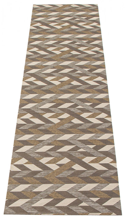 Bellezza Dark Brown 2'2\" x 12'0\" Area Rug