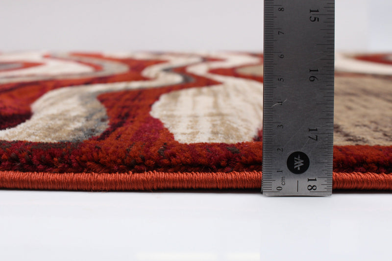 Allonah Red Area Rug - 6'7\" X 9'6\" 
