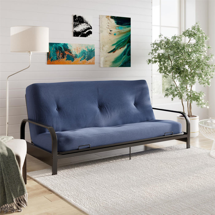 DHP Jayce 6\" Polyester-Filled Full Futon Mattress - Blue