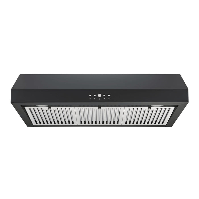 Ancona 36\" Ducted Under Cabinet Range Hood - AN-18043BLK