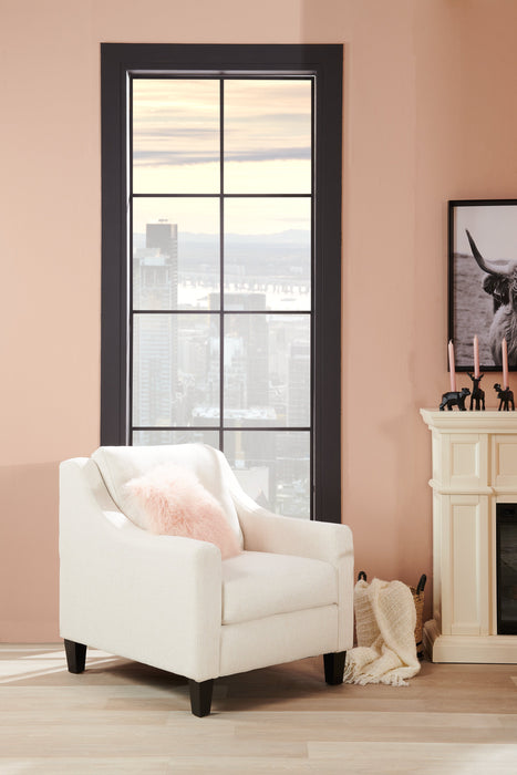 Mongolian Sheepskin Accent Pillow - Rose