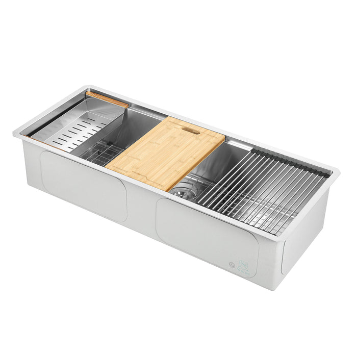 Ancona 45\" Undermount Workstation Kitchen Sink - AN-3373