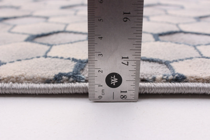 Ranger Grey/blue Rug 5'3\" X 7'3\" Area Rug