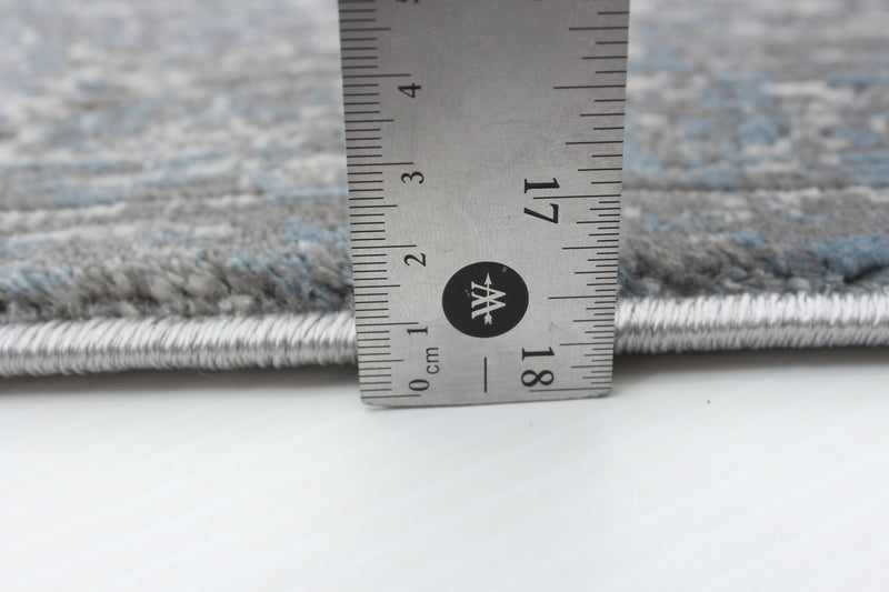 Dayna Blue, Grey Rug 8'0\" X 10'0\" Area Rug