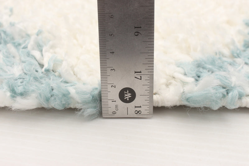 Helma Trellis Cream Shag 5'3\" X 7'3\" Area Rug