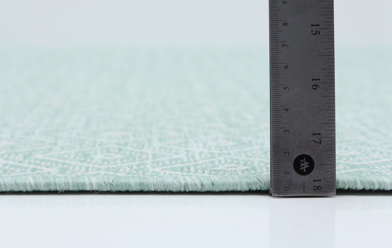 Neisha Diamond Mint Rug 6'7\" X 9'6\" Area Rug