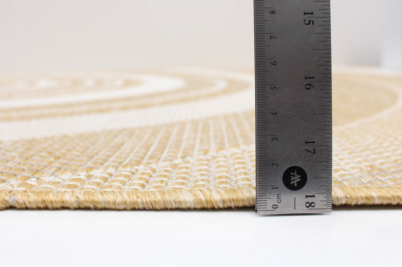 Neisha Modern Gold Rug 6'7\" X 9'6\" Area Rug