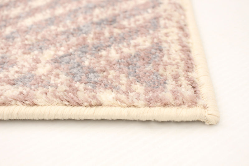 Electra Silver-Rose Area Rug - 5'3\" x 7'3\"