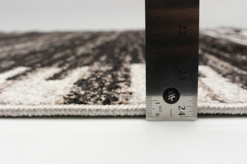 Vera Harmony Black Area Rug - 7'10\" x 10'5\"