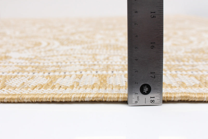 Neisha Traditional Gold Rug 6'7\" X 9'6\" Area Rug