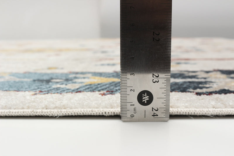 Pine Ivory Machine Washable Area Rug - 5'0\" x 7'0\"