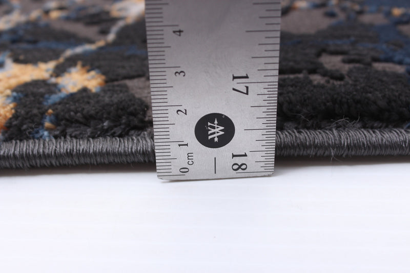 Black Marble Area Rug - 8'0\" x 10'0\"