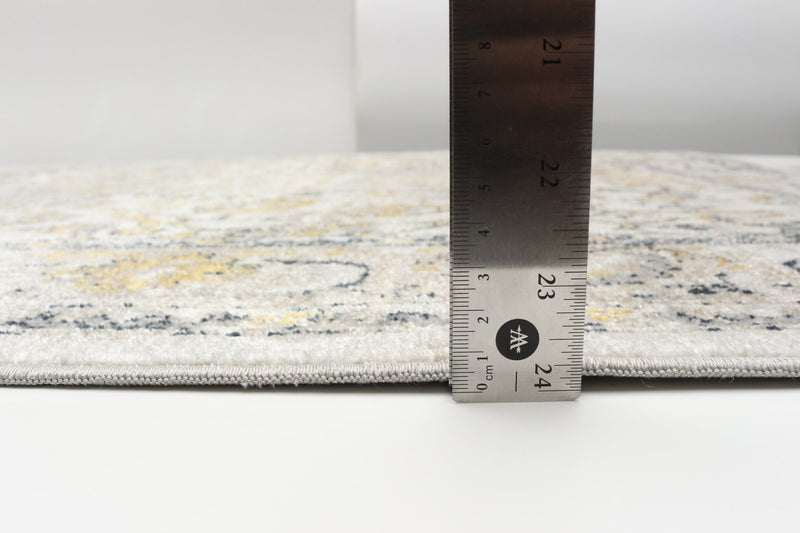 Legacy Ivory Machine Washable Area Rug - 5'0\" x 7'0\"