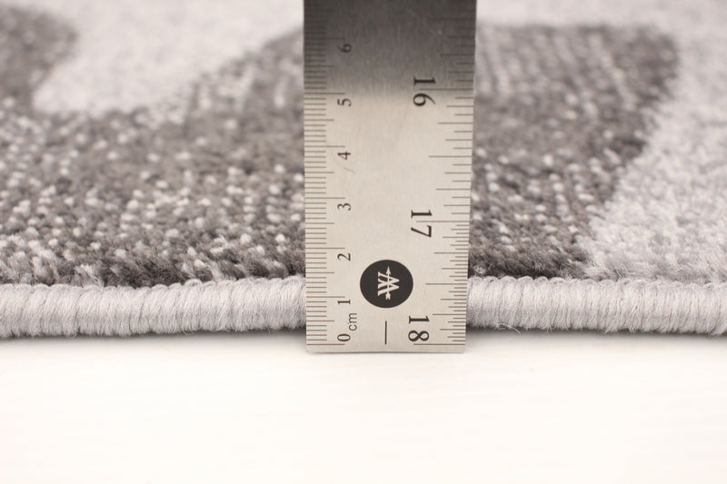 Palta Silver-Anthracite Area Rug - 7'10\" x 10'2\"