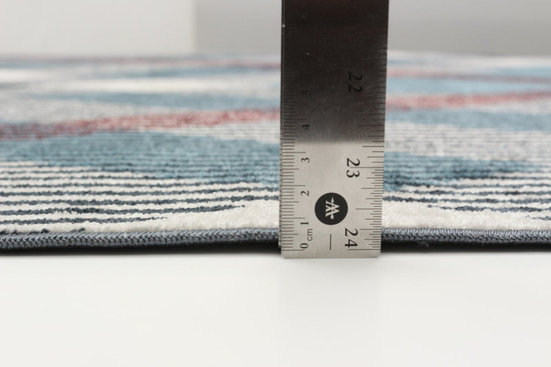 Kors Blue Machine Washable Area Rug - 3'0\" x 5'0\"