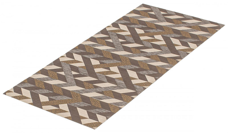 Bellezza Dark Brown 2'2\" x 5'0\" Area Rug
