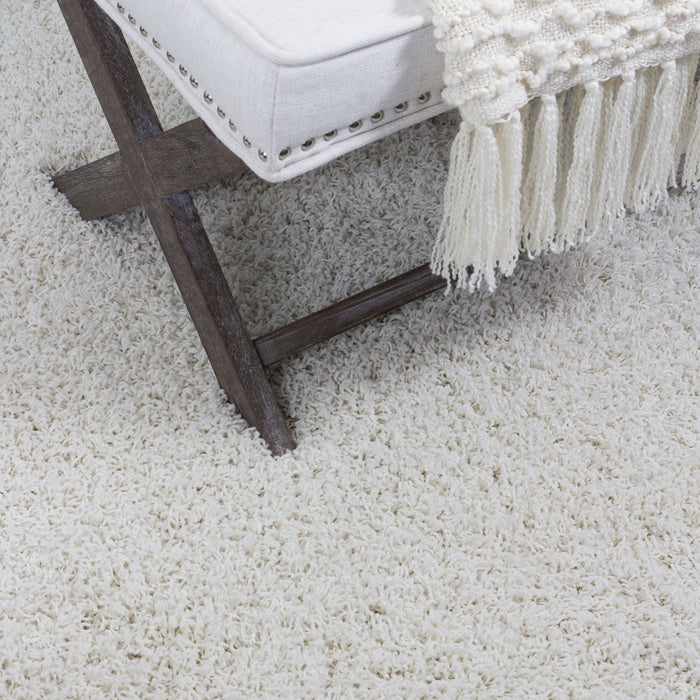 Victoria Cream Shag 3 x 5 Area Rug