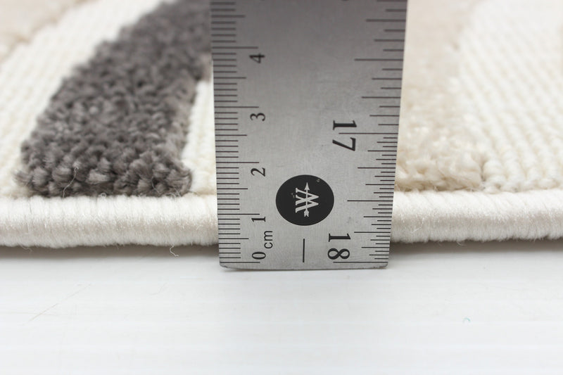 Nikkos Taupe 2'8\" x 4'11\" Area Rug