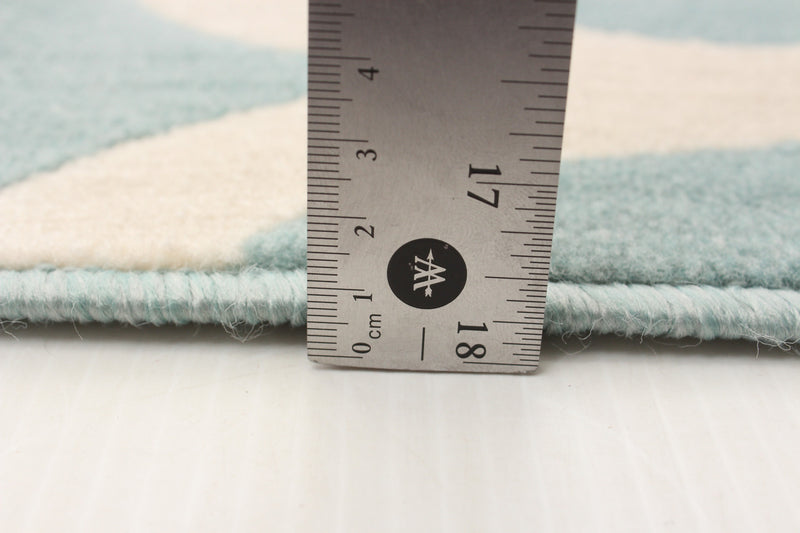 Aliya Aqua 5'3\" x 7'7\" Area Rug