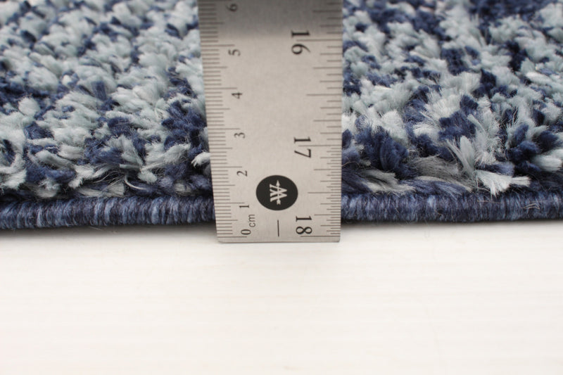 Makondo Mosaique Blue Area Rug - 6'7\" x 9'6\"