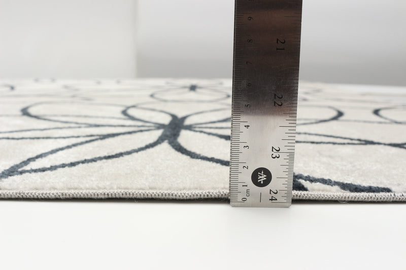Terali Ivory Machine Washable Area Rug - 8'0\" x 10'0\"