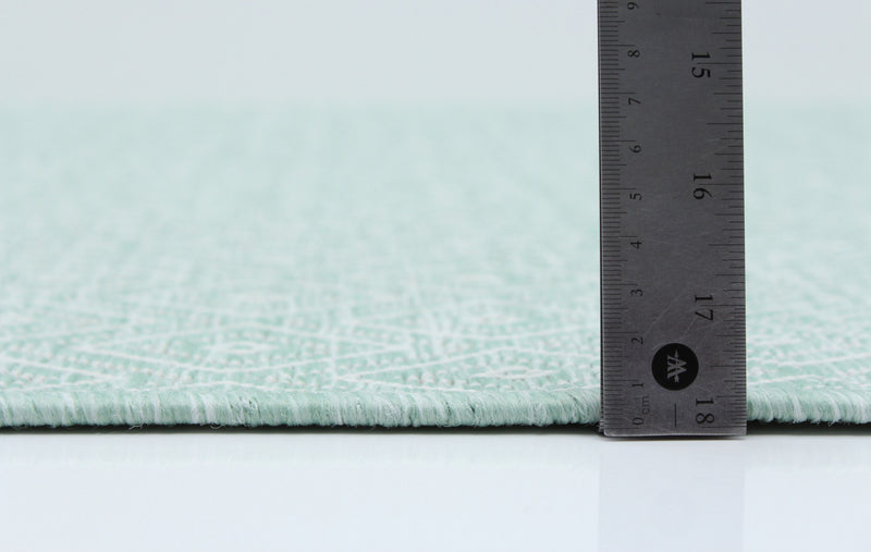 Neisha Diamond Mint Rug 5'3\" X 7'3\" Area Rug