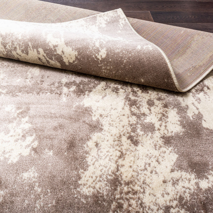 Sav Splash Grey 3x5 Area Rug