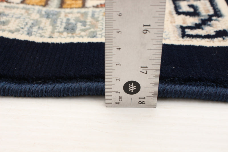 Quincy Navy Blue Area Rug - 2'8\" x 10'0\"