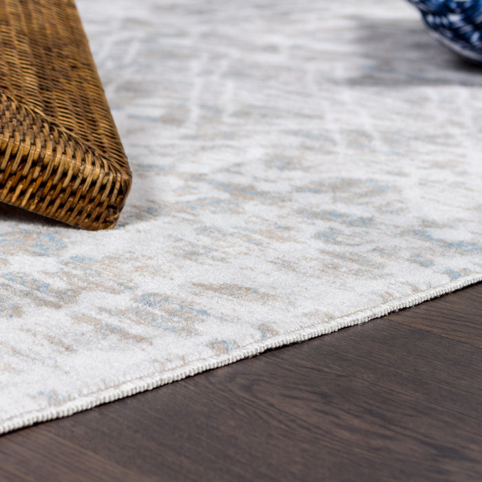 Shi Moroccan Blue 3x5 Area Rug