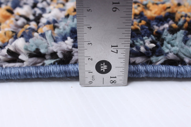 Paloma Marble Blue Area Rug - 3'11\" x 5'11\"