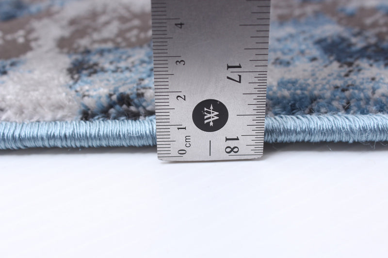 Blue Marble Area Rug - 8'0\" x 10'0\"