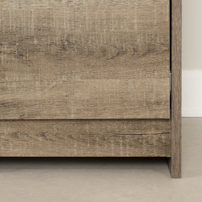 Tassio Desk with Keyboard Tray - Weathered Oak 