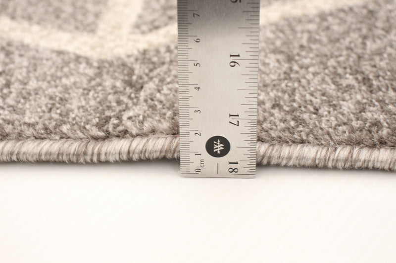 Anandi Grey-Ivory Area Rug - 7'10\" x 10'2\"