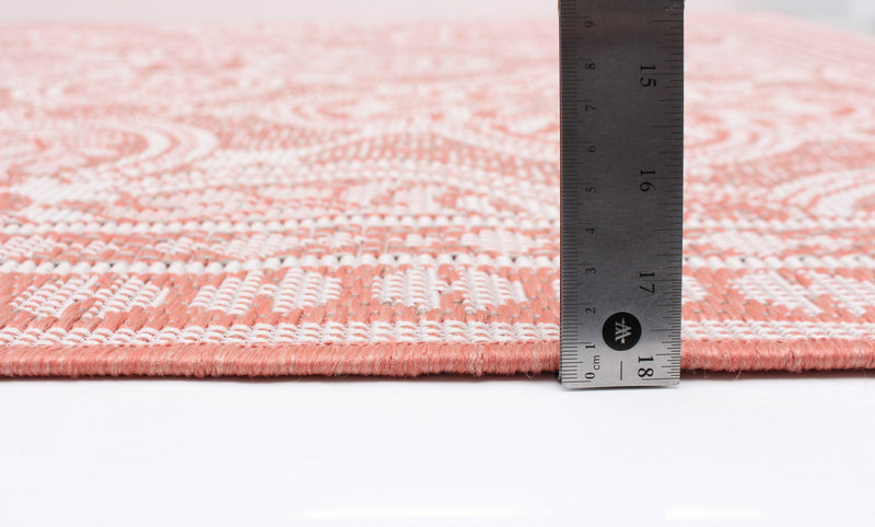 Neisha Traditional Coral Rug 6'7\" X 9'6\" Area Rug