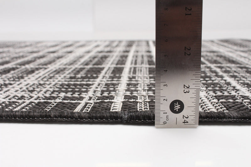 Panthea Black Area Rug - 2'2\" X 6'7\" 