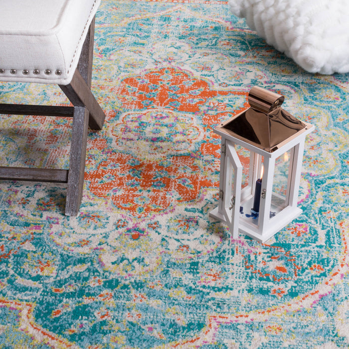 Sav Royal Turquoise 3x5 Area Rug