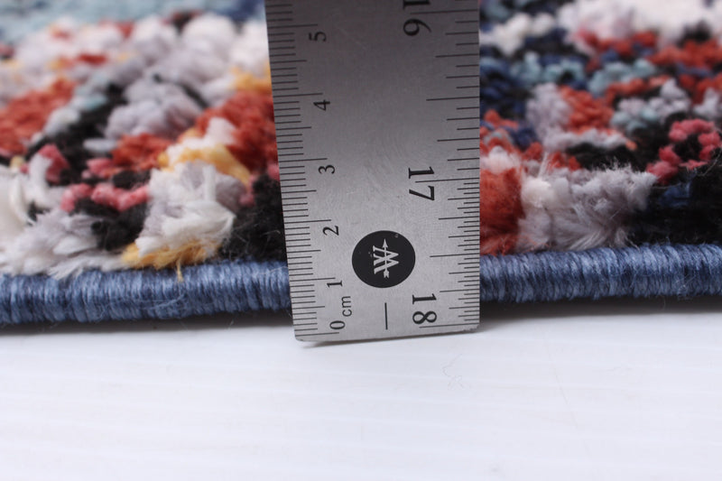 Paloma Vintage Blue Area Rug - 6'7\" x 9'6\"