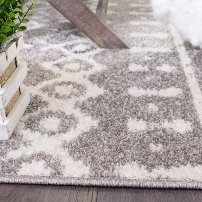 Lavan L Grey Mor 3x5 Area Rug