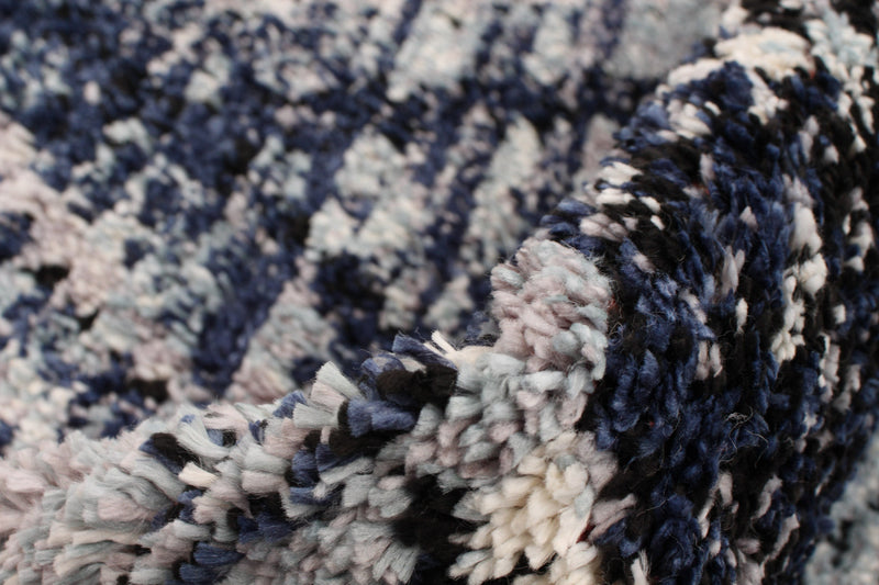 Makondo Abstract Blue Area Rug - 8'0\" x 10'0\"
