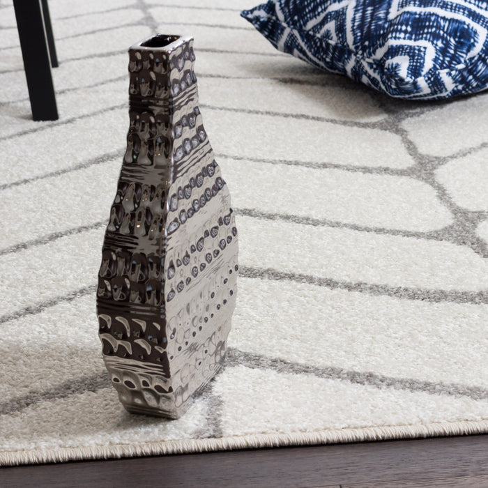 Lav Arco Grey 4x6 Area Rug