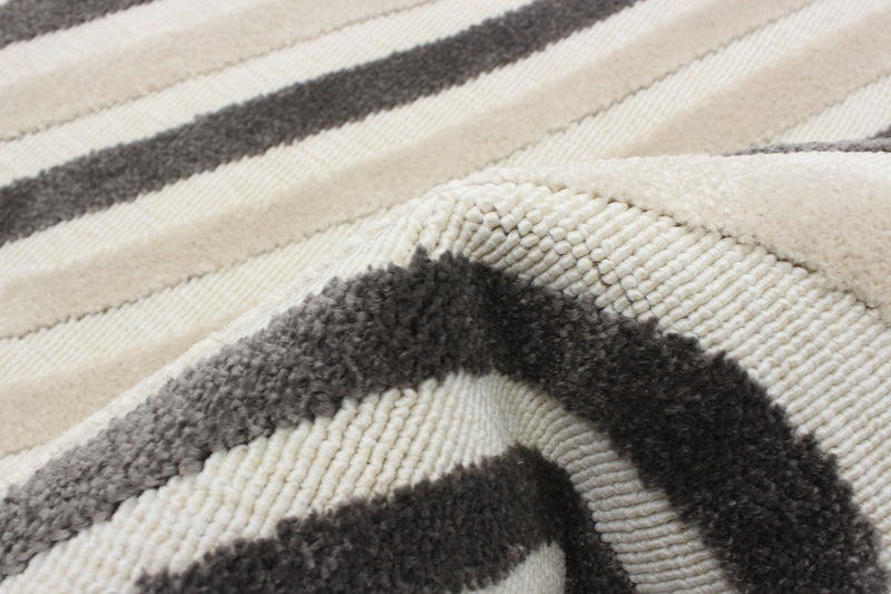 Nikkos Taupe 2'8\" x 4'11\" Area Rug