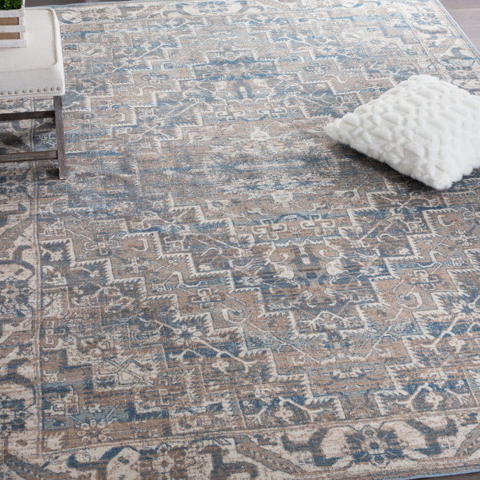 Shi Vin Diamond Blue 3x5 Area Rug