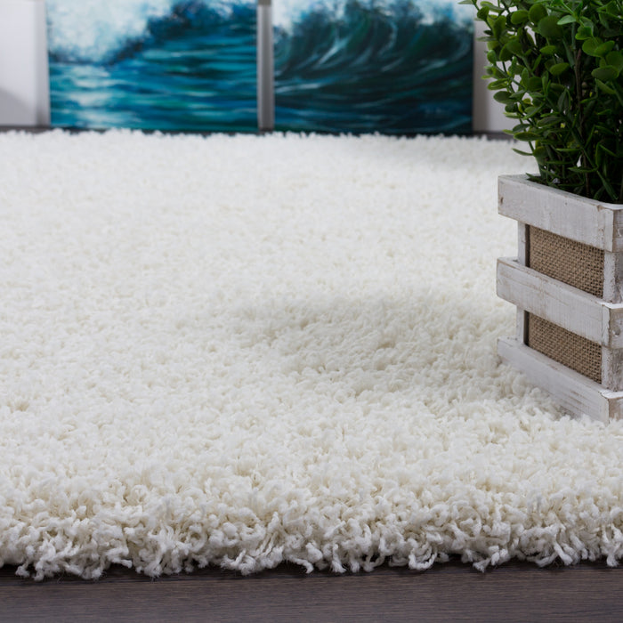 Victoria Cream Shag 3 x 5 Area Rug