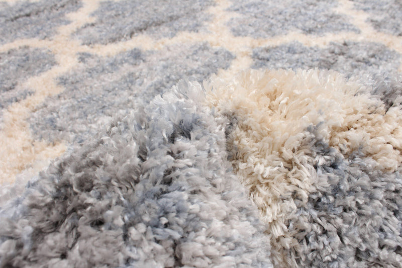 Dimity Grey/Light Blue Area Rug - 7'10\" x 10'2\"