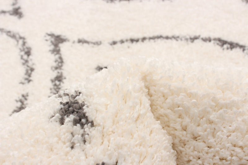 Gael Ivory Shag 7'10\" x 10'0\" Area Rug