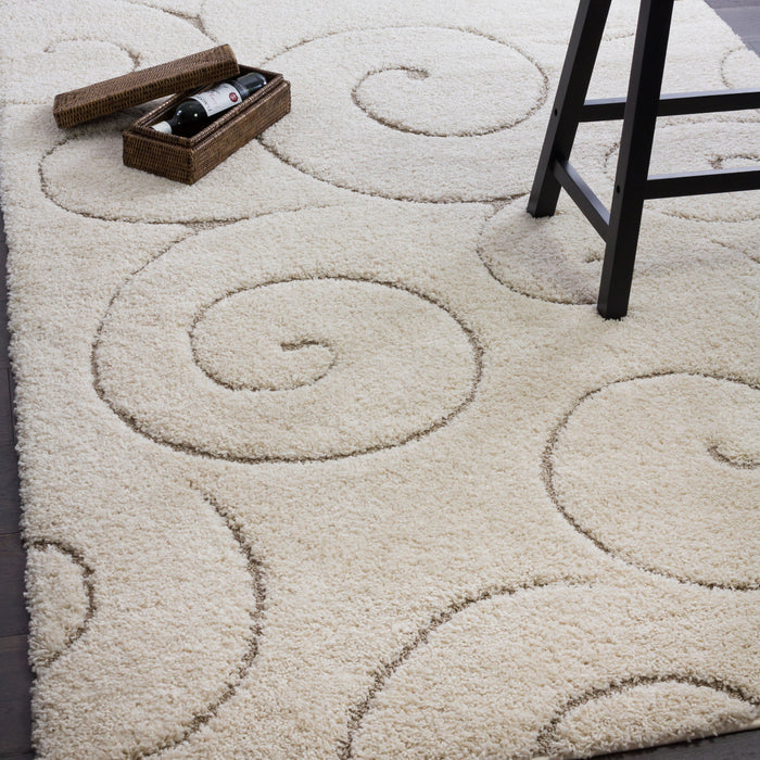 Oakville Cream Flora 4x6 Area Rug