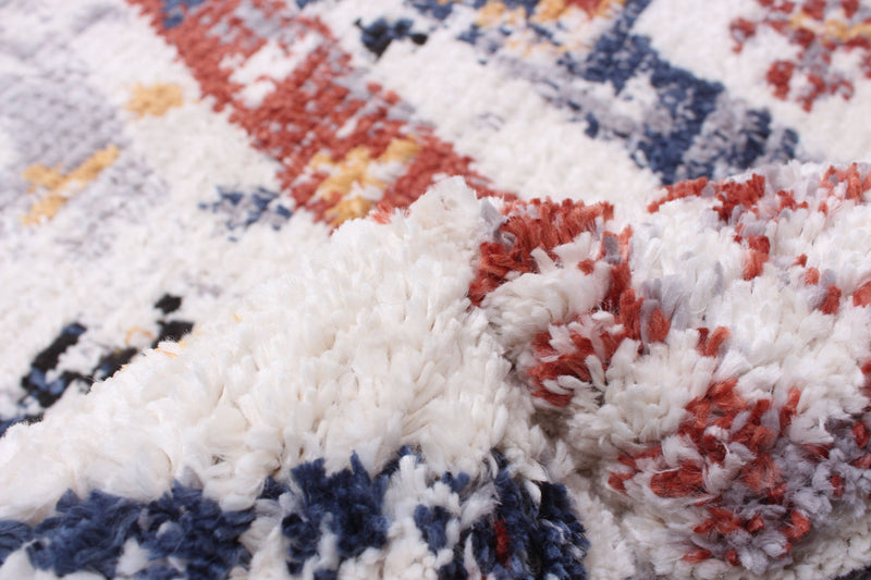 Paloma Quashqai White Area Rug - 6'7\" x 9'6\"